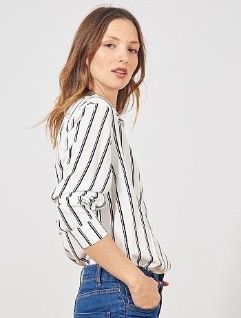 Chemise longueur tunique - Kiabi