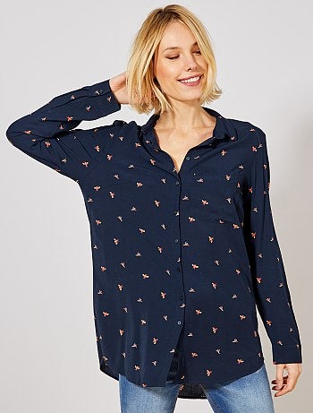 Chemise longueur tunique - Kiabi