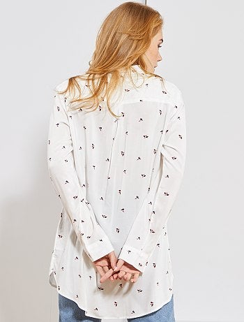 Chemise longueur tunique - Kiabi