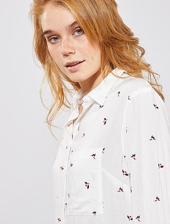 Chemise longueur tunique - Kiabi