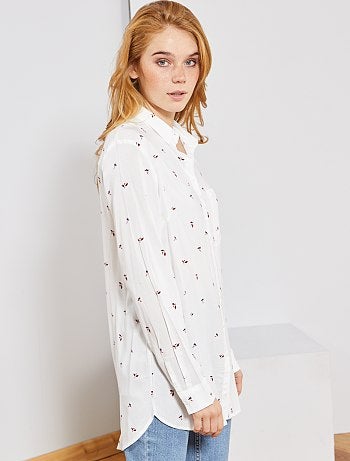 Chemise longueur tunique - Kiabi