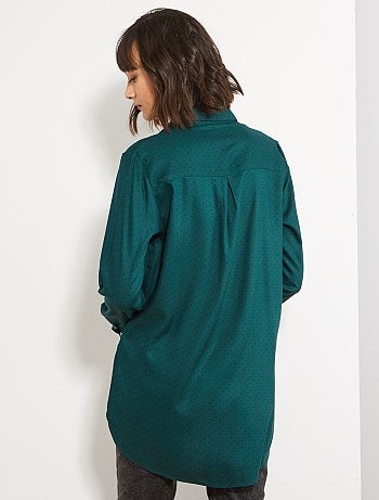 Chemise longueur tunique - Kiabi