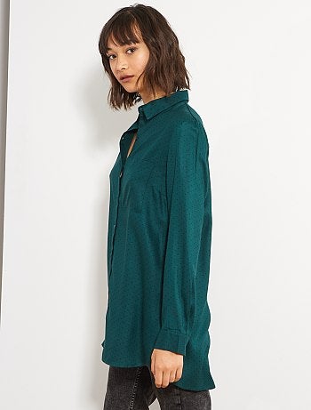 Chemise longueur tunique - Kiabi