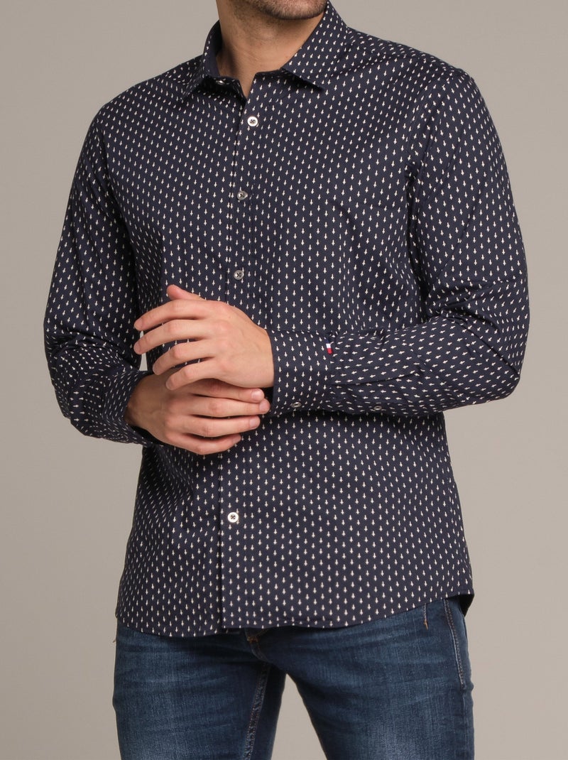 Chemise Looping Nato Redskins Bleu foncé - Kiabi
