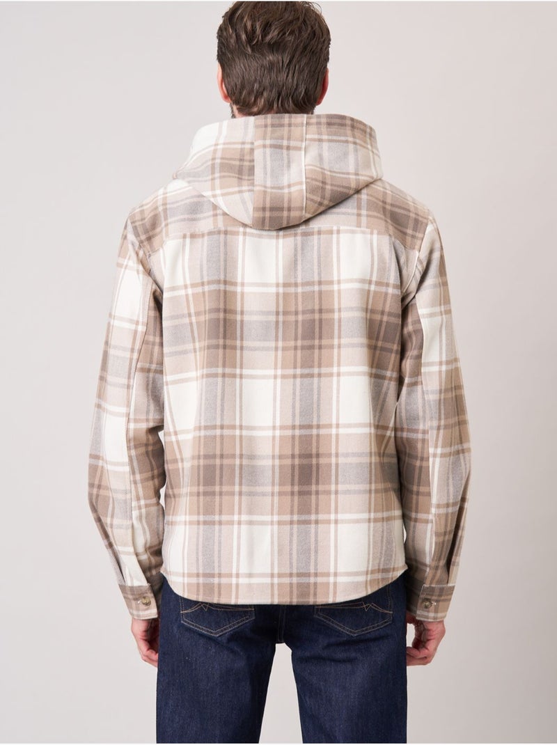 Chemise loose homme à carreaux 'deeluxe' Beige foncé - Kiabi