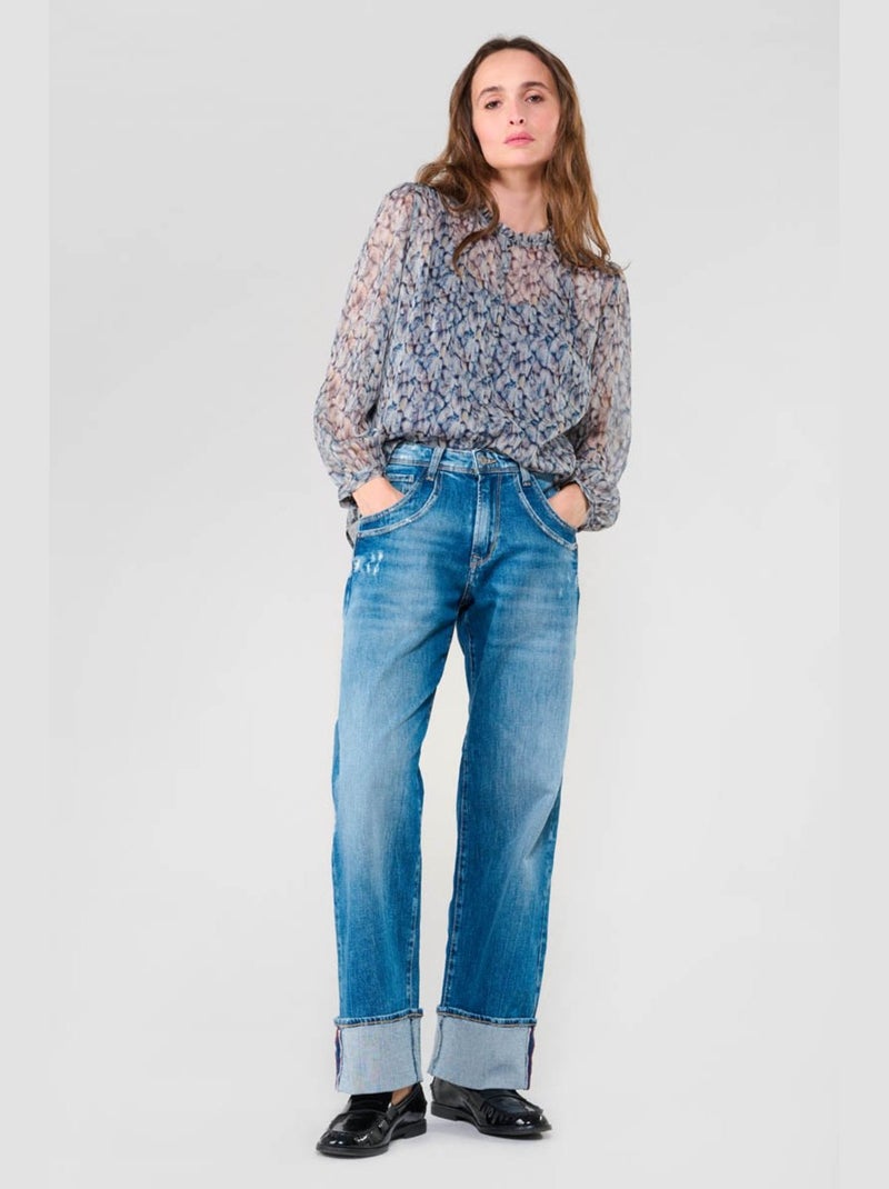 Chemise MACLEAR 'Le Temps Des Cerises' Bleu - Kiabi