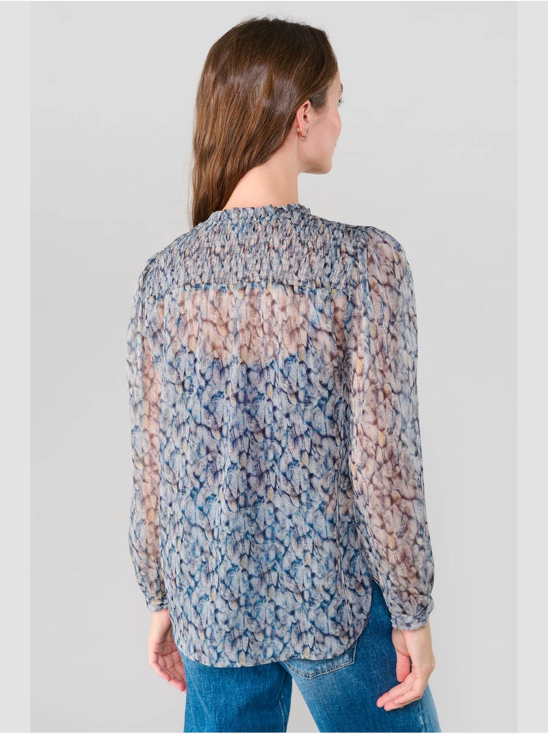 Chemise maclear 'le temps des cerises' Bleu - Kiabi