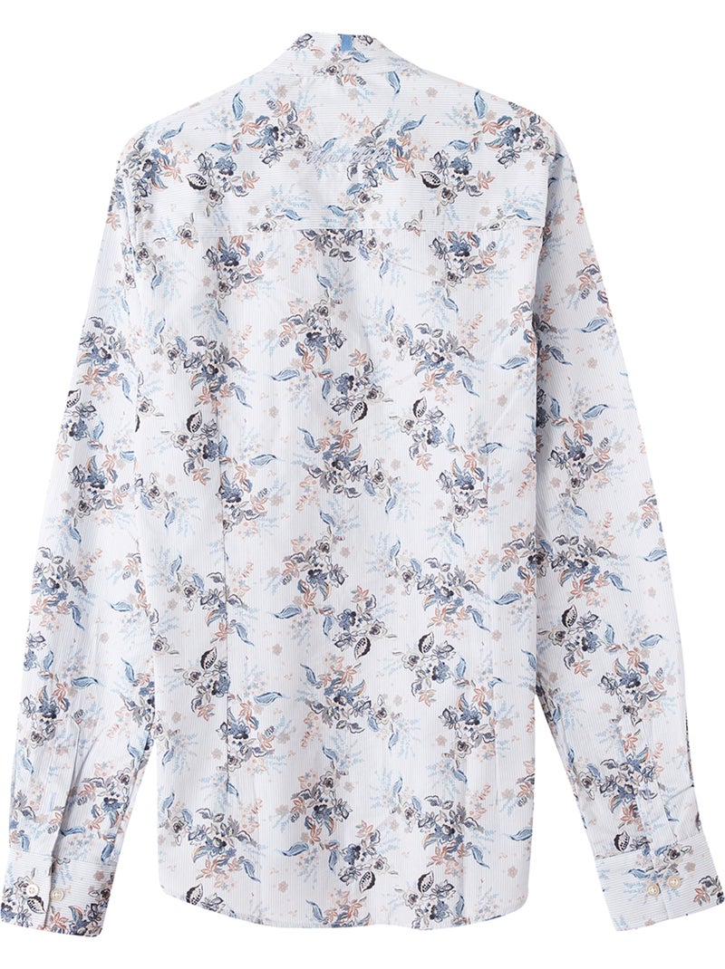 CHEMISE MADAME CASUAL CACHEMIRE Blanc - Kiabi