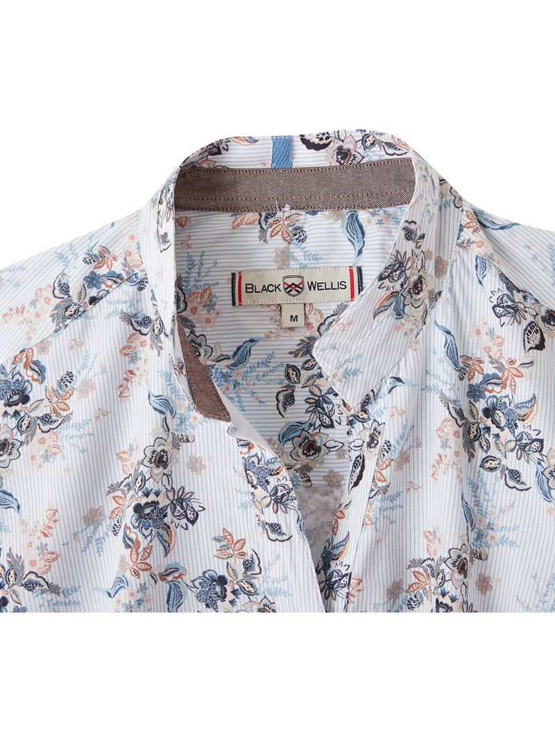 CHEMISE MADAME CASUAL CACHEMIRE Blanc - Kiabi
