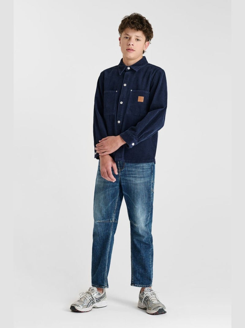 Chemise MAGEBO 'Le Temps Des Cerises' Bleu - Kiabi