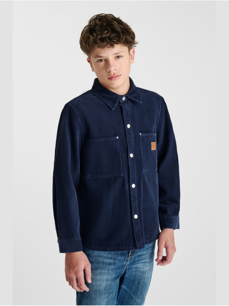 Chemise MAGEBO 'Le Temps Des Cerises' Bleu - Kiabi