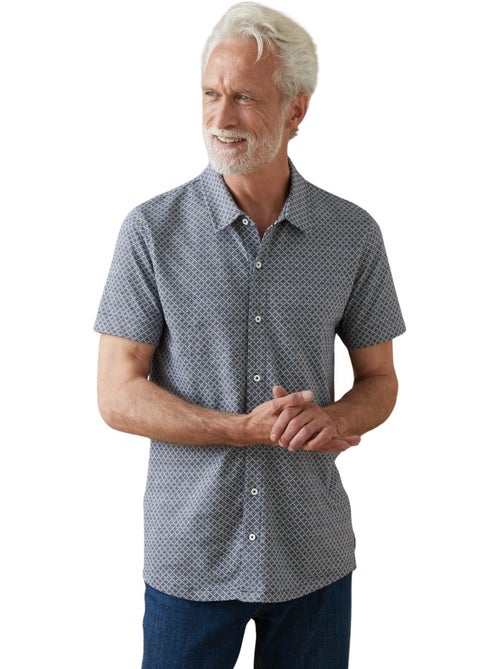 Chemise maille jacquard manches courtes - DAXON - Kiabi