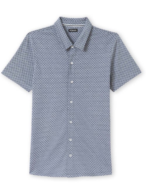 Chemise maille jacquard manches courtes - DAXON - Kiabi