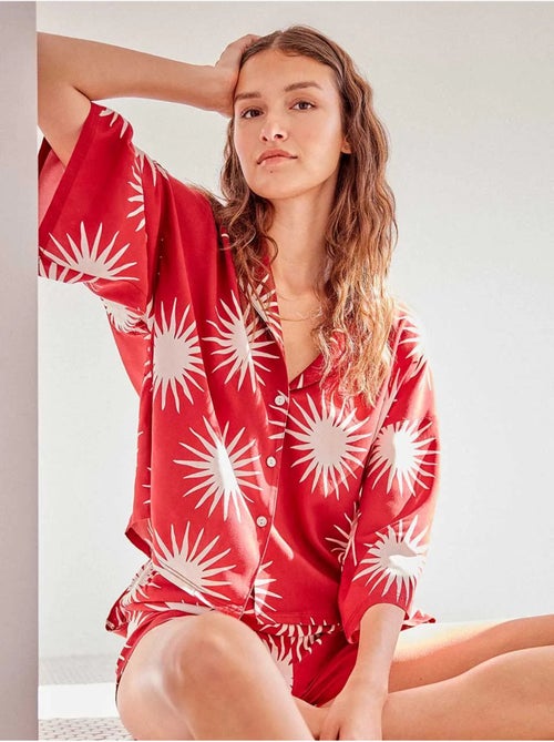 Chemise manches 3/4 imprimé soleils - Kiabi Chemise manches 3/4 imprimé soleils - Kiabi