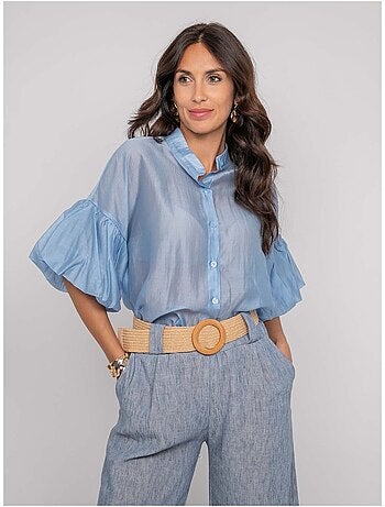 Chemise manches ballons OTELA