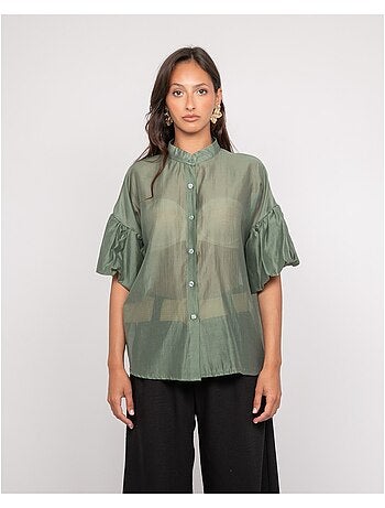 Chemise manches ballons OTELA