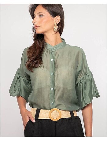 Chemise manches ballons OTELA