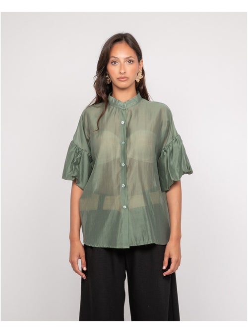 Chemise manches ballons OTELA - Kiabi Chemise manches ballons OTELA - Kiabi