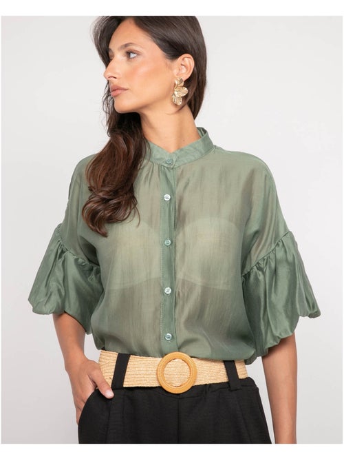Chemise manches ballons OTELA - Kiabi Chemise manches ballons OTELA - Kiabi