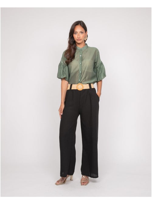 Chemise manches ballons OTELA - Kiabi Chemise manches ballons OTELA - Kiabi