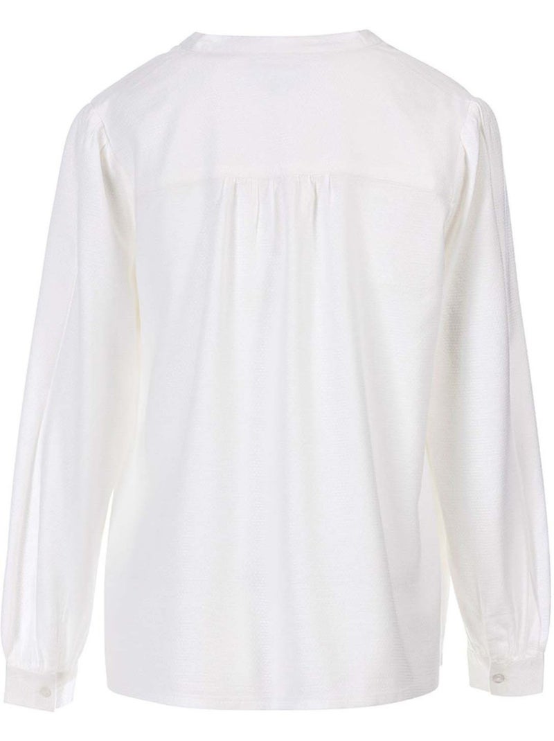 Chemise manches courtes - Terre de Marins Blanc - Kiabi