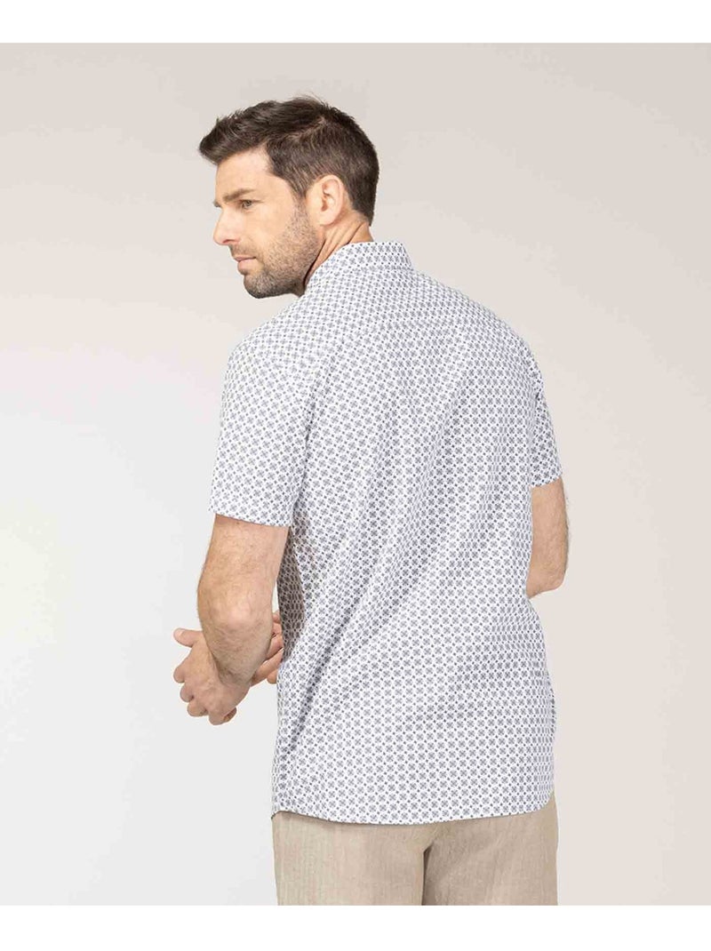 Chemise manches courtes - Terre de Marins Bleu marine - Kiabi