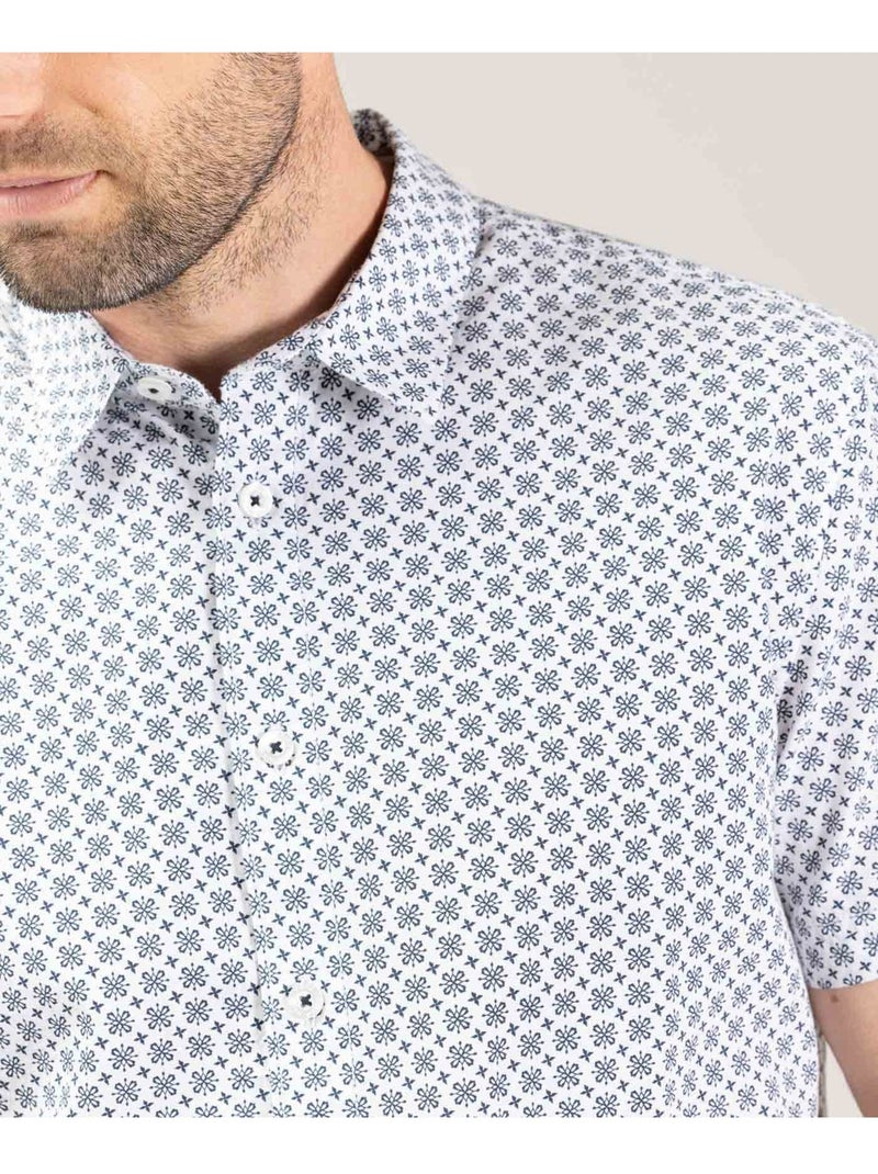 Chemise manches courtes - Terre de Marins Bleu marine - Kiabi
