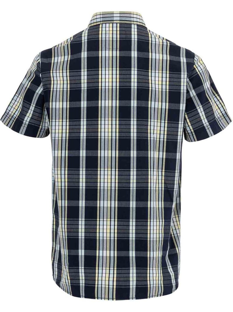 Chemise manches courtes - Terre de Marins Bleu marine - Kiabi