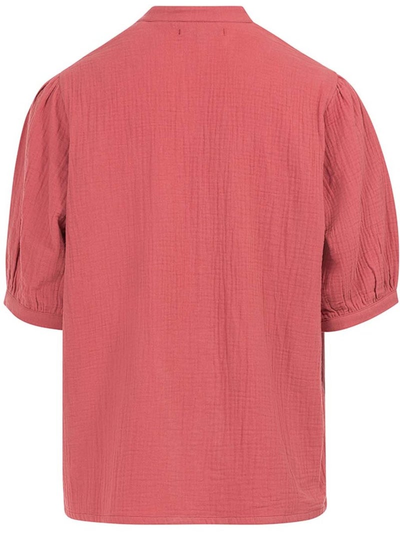 Chemise manches courtes - Terre de Marins Rouge - Kiabi
