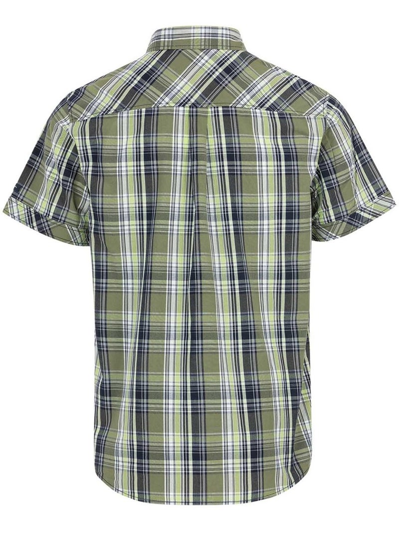 Chemise manches courtes - Terre de Marins Vert olive - Kiabi