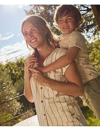 Chemise manches courtes 100% coton - Terre de Marins