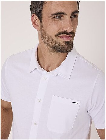 Chemise manches courtes 100% coton - Terre de Marins