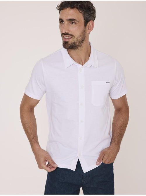 Chemise manches courtes 100% coton - Terre de Marins - Kiabi