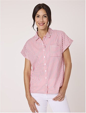 Chemise manches courtes 100% coton - Terre de Marins