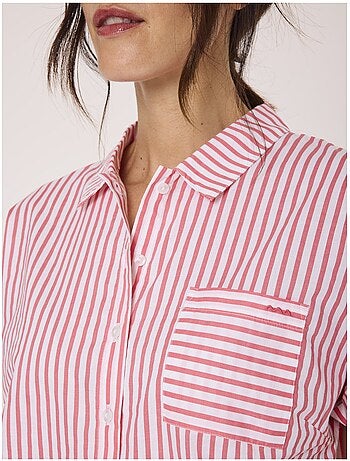 Chemise manches courtes 100% coton - Terre de Marins