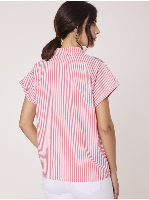 Chemise manches courtes 100% coton - Terre de Marins - Kiabi