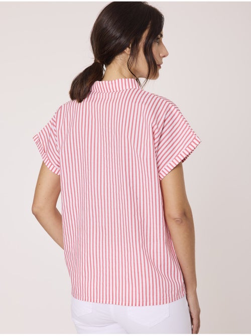 Chemise manches courtes 100% coton - Terre de Marins - Kiabi