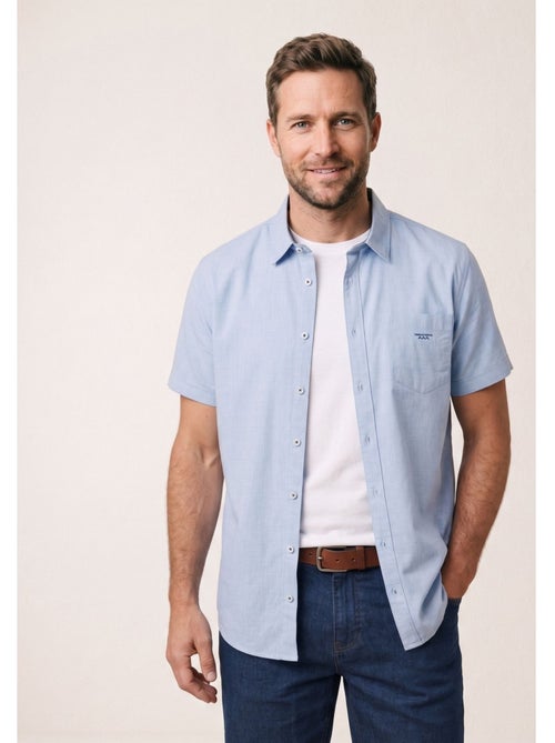Chemise manches courtes 100% coton - Terre de Marins - Kiabi Chemise manches courtes 100% coton - Terre de Marins - Kiabi