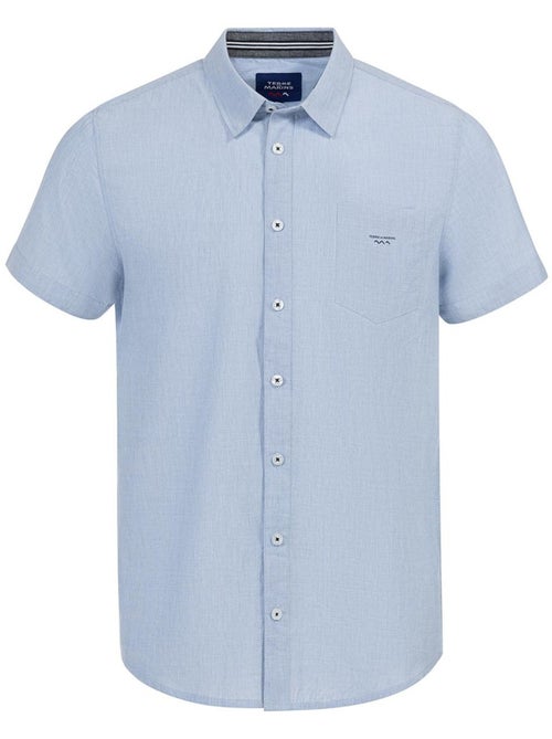 Chemise manches courtes 100% coton - Terre de Marins - Kiabi Chemise manches courtes 100% coton - Terre de Marins - Kiabi