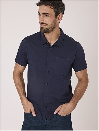Chemise manches courtes 100% coton - Terre de Marins