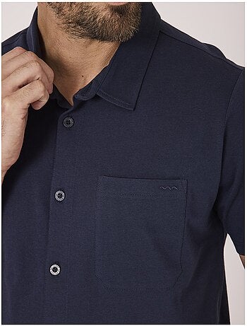 Chemise manches courtes 100% coton - Terre de Marins