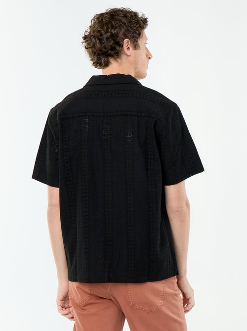 Chemise manches courtes à broderie anglaise - Kiabi Chemise manches courtes à broderie anglaise - Kiabi