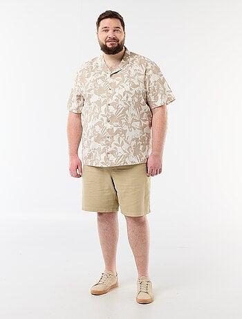 Chemise manches courtes à motif