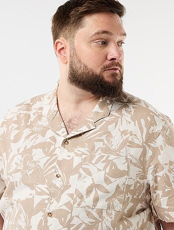 Chemise manches courtes à motif