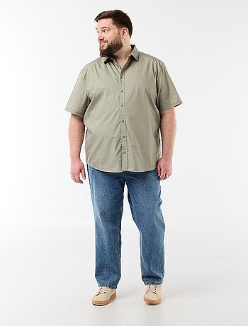 Chemise manches courtes à motif