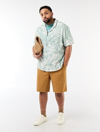 Chemise manches courtes à motif