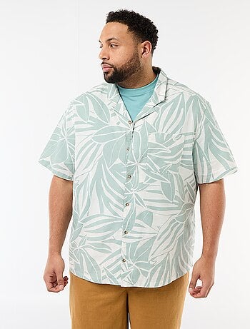 Chemise manches courtes à motif