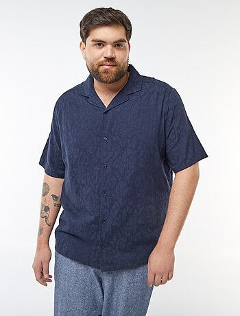 Chemise manches courtes avec broderies