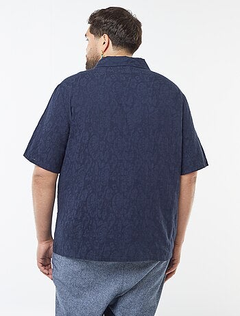 Chemise manches courtes avec broderies