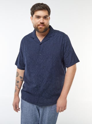 Chemise manches courtes avec broderies